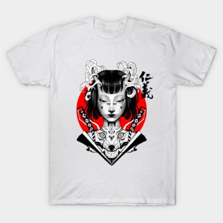 Samurai Vaporwave Girl T-Shirt